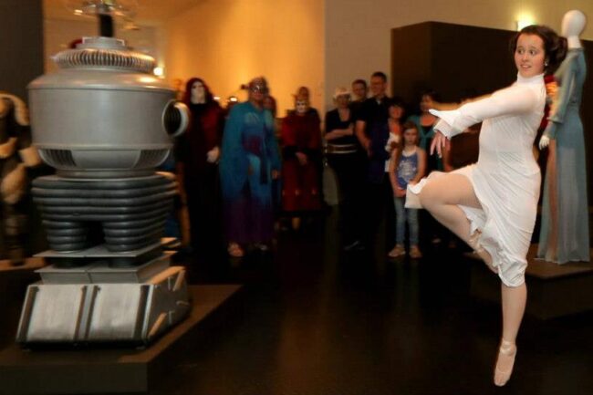 Touring exhibition from the Movie Magic Archive frock up, Victoria