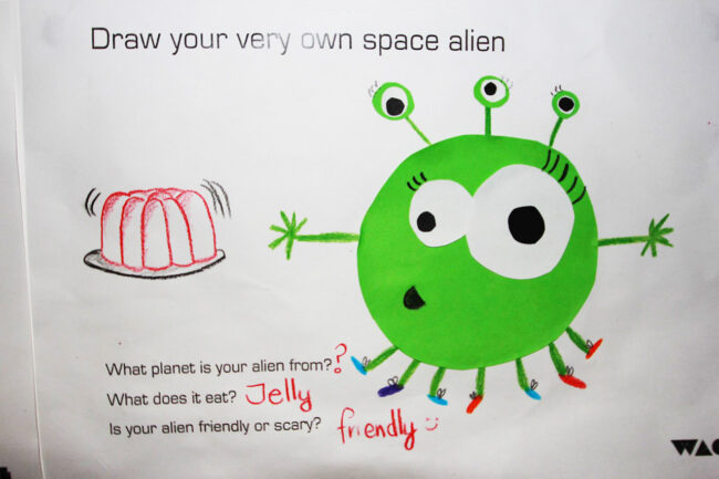 Touring exhibition from the Movie Magic Archive kid's drawing